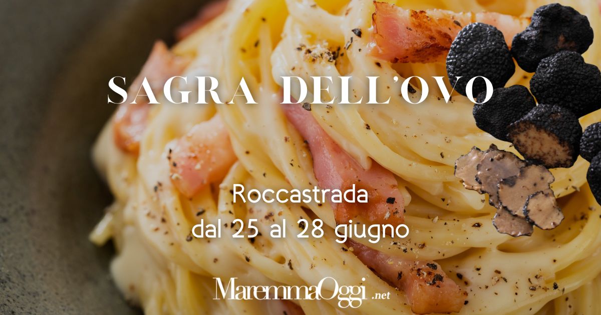 Carbonara al tartufo, musica e divertimento. Torna la Sagra dell’Ovo