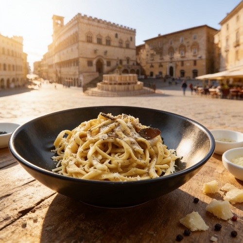 Gli ‘strangozzi’ al tartufo nero di Norcia