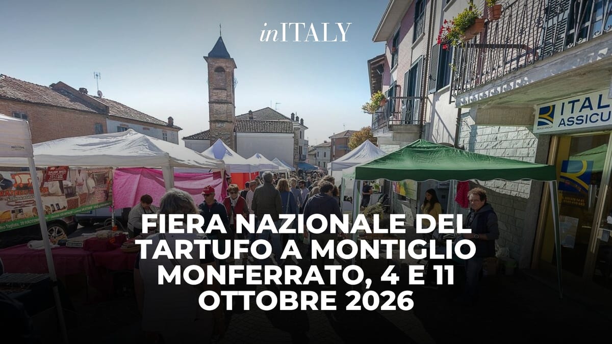 Fiera Nazionale del Tartufo a Montiglio Monferrato, 4 e 11 ottobre 2026