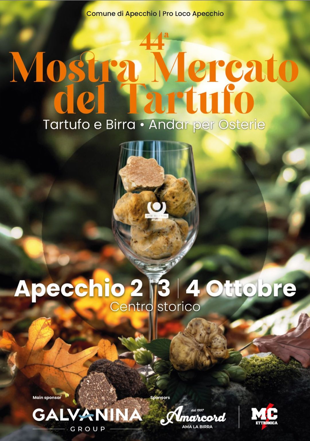 Apecchio si accende con il Tartufo Bianco: guida e calendario eventi della 44ª Edizione